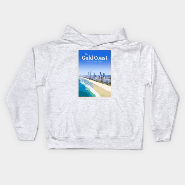 Visit the Gold Coast Kids Hoodie by Mercury Club